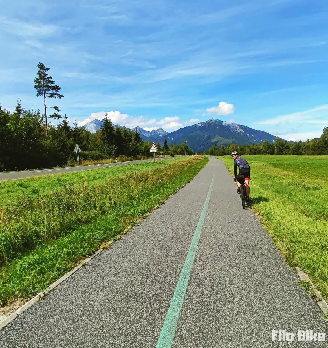 Ścieżka rowerowa za Białą Spiską w ramach Szlaku Wokół Tatr