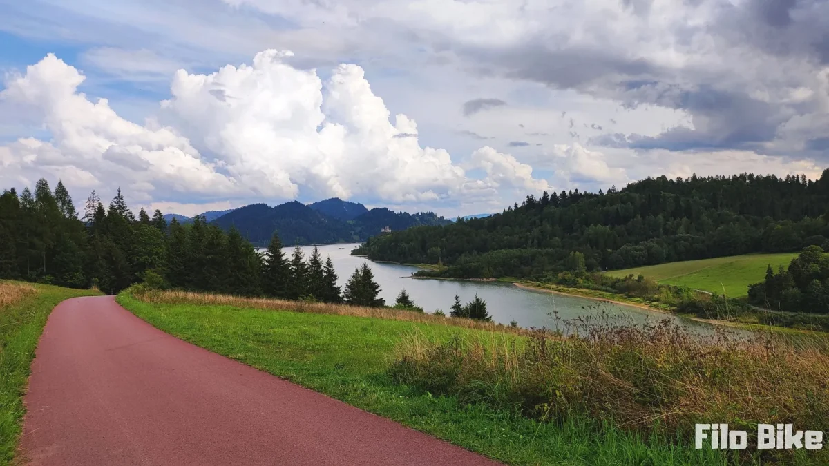 Ścieżka rowerowa VeloCzorsztyn wokół Jeziora Czorsztyńskiego