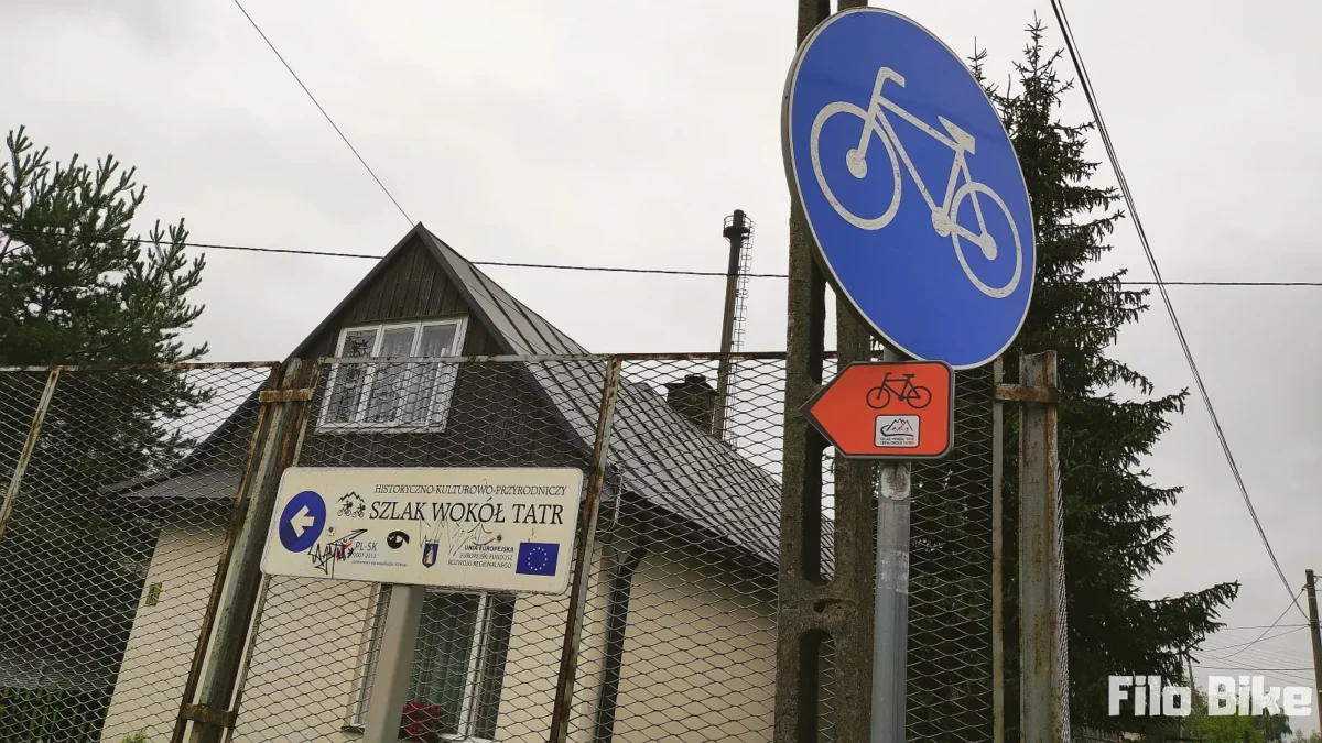 Oznakowanie Rowerowego Szlaku Wokół Tatr w Nowym Targu